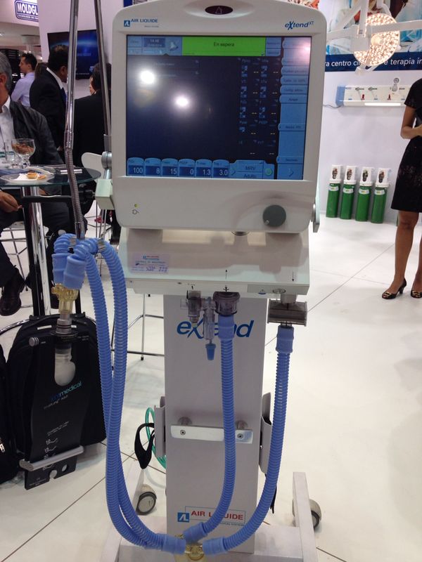 Ventilador pulmonar Extend XT é destaque da Air Liquide na Hospitalar