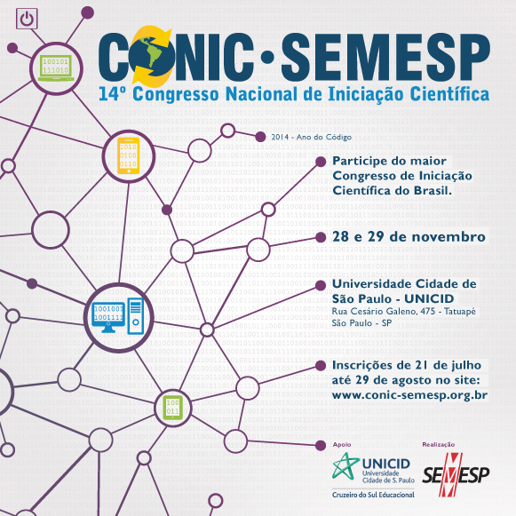 Inscrições abertas para o maior congresso de iniciação científica 