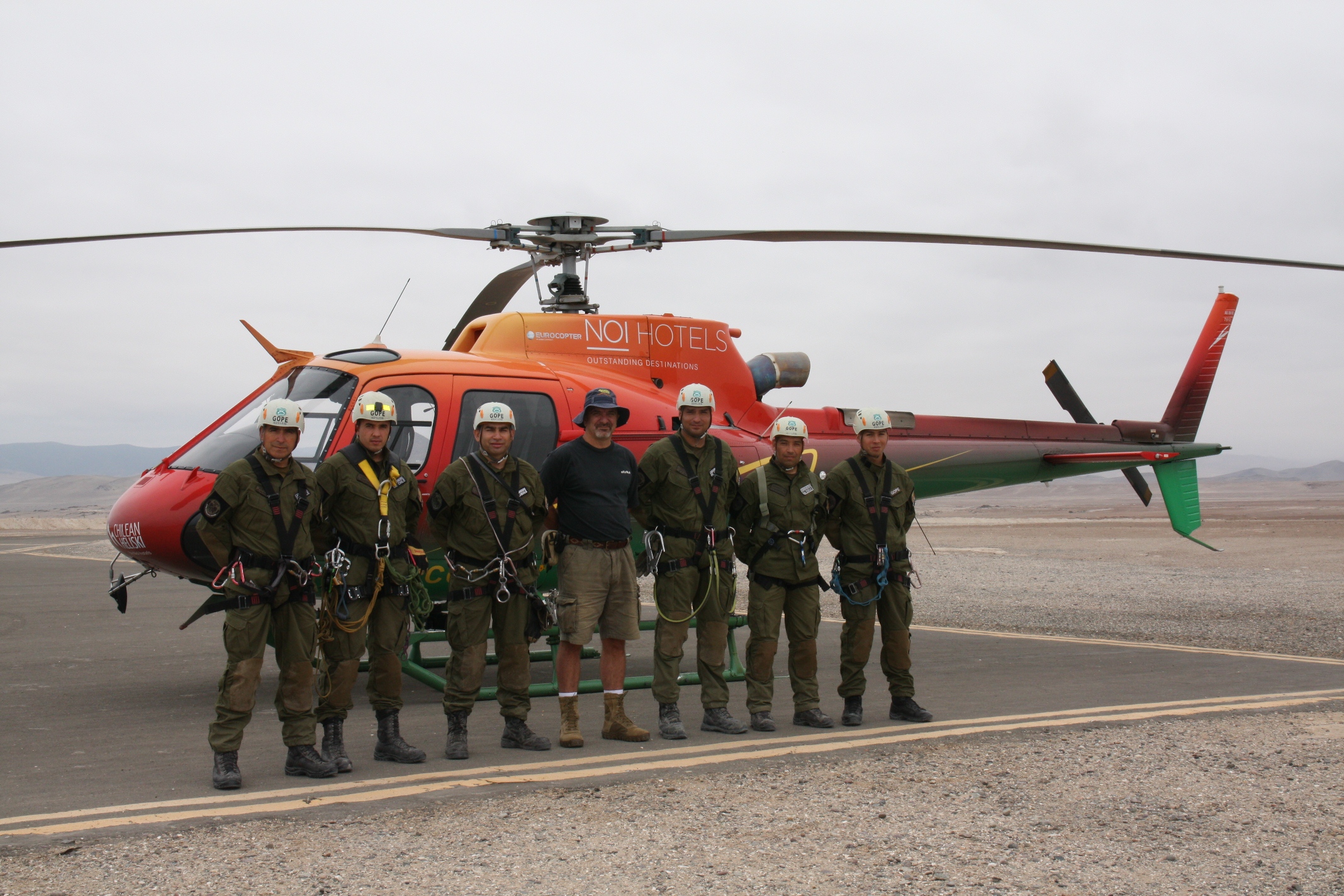 Fundação Airbus Helicopters apoia resgate no deserto do Atacama, no Chile