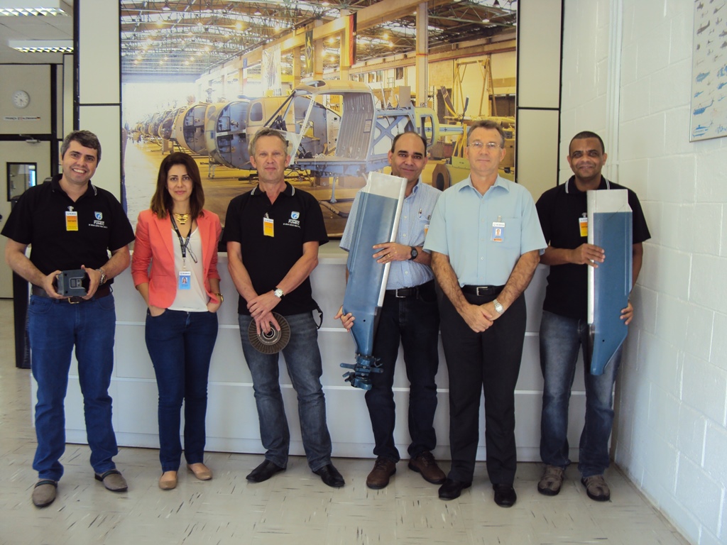Helibras doa mais de 40 materiais para curso de Engenharia Aeronáutica da FUMEC