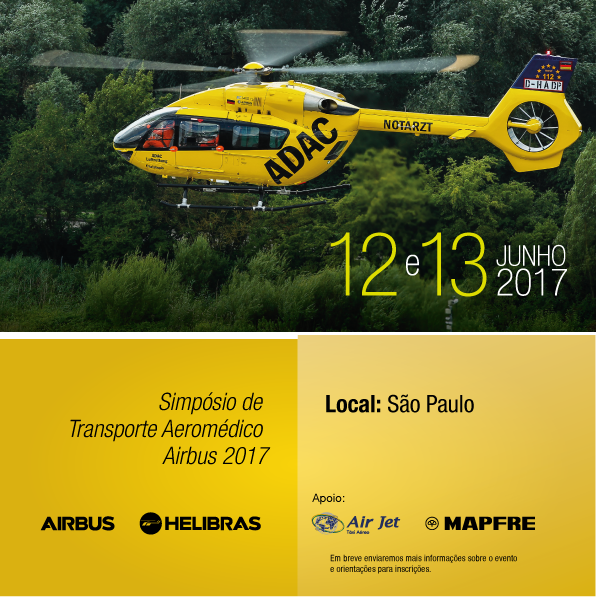 1ª Edição do Simpósio de Transporte Aeromédico Airbus acontece em junho em SP