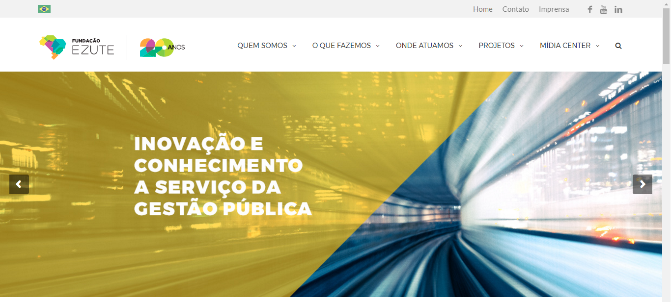 Fundação Ezute renova site no ano que celebra 20 anos de atuação