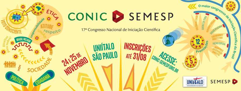 17º Conic-Semesp tem recorde de trabalhos inscritos 