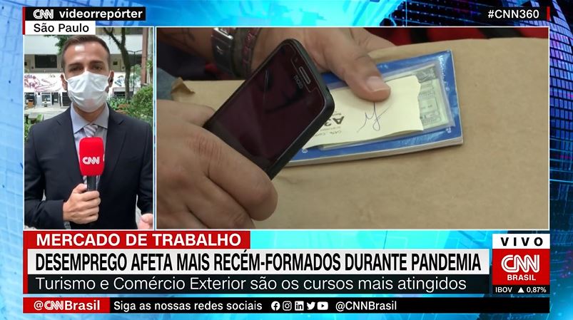 Pesquisa do Semesp é destaque na CNN Brasil