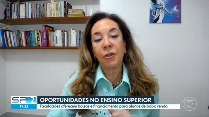Presidente do Semesp divulga dados sobre bolsas de estudo no SPTV2 da Globo