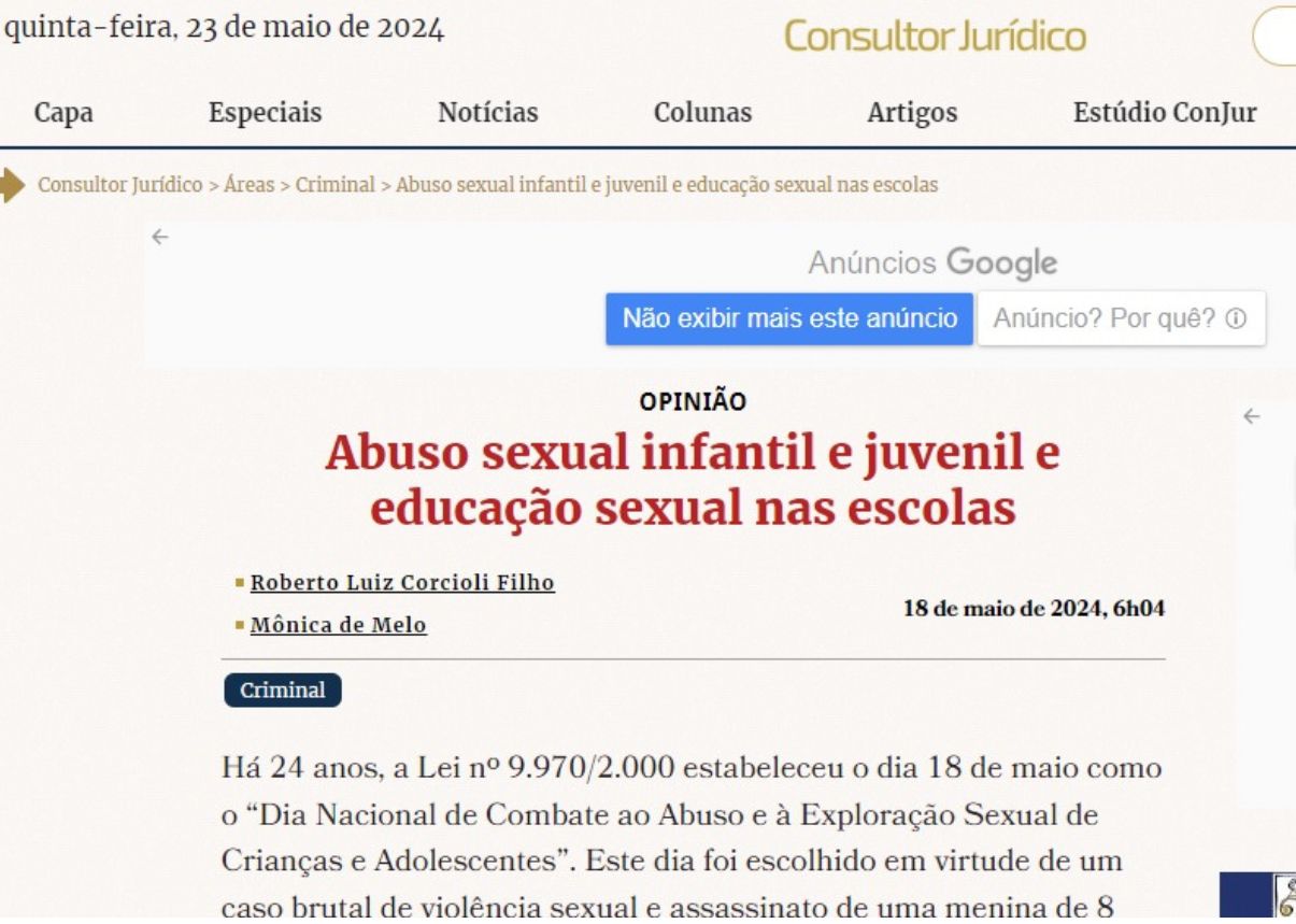 Projeto Eu Tenho Voz do IPAM é citado em artigo no portal Consultor Jurídico
