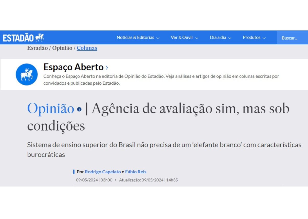 Diretores do Semesp assinam artigo no Estadão sobre avaliação